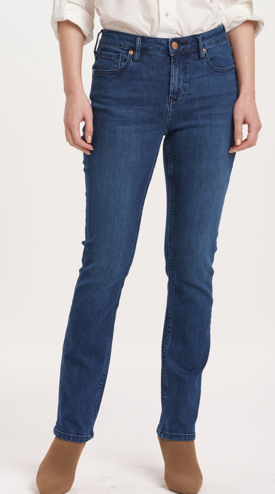 Dear John: Blaire Straight Leg Jeans in Violet Blue