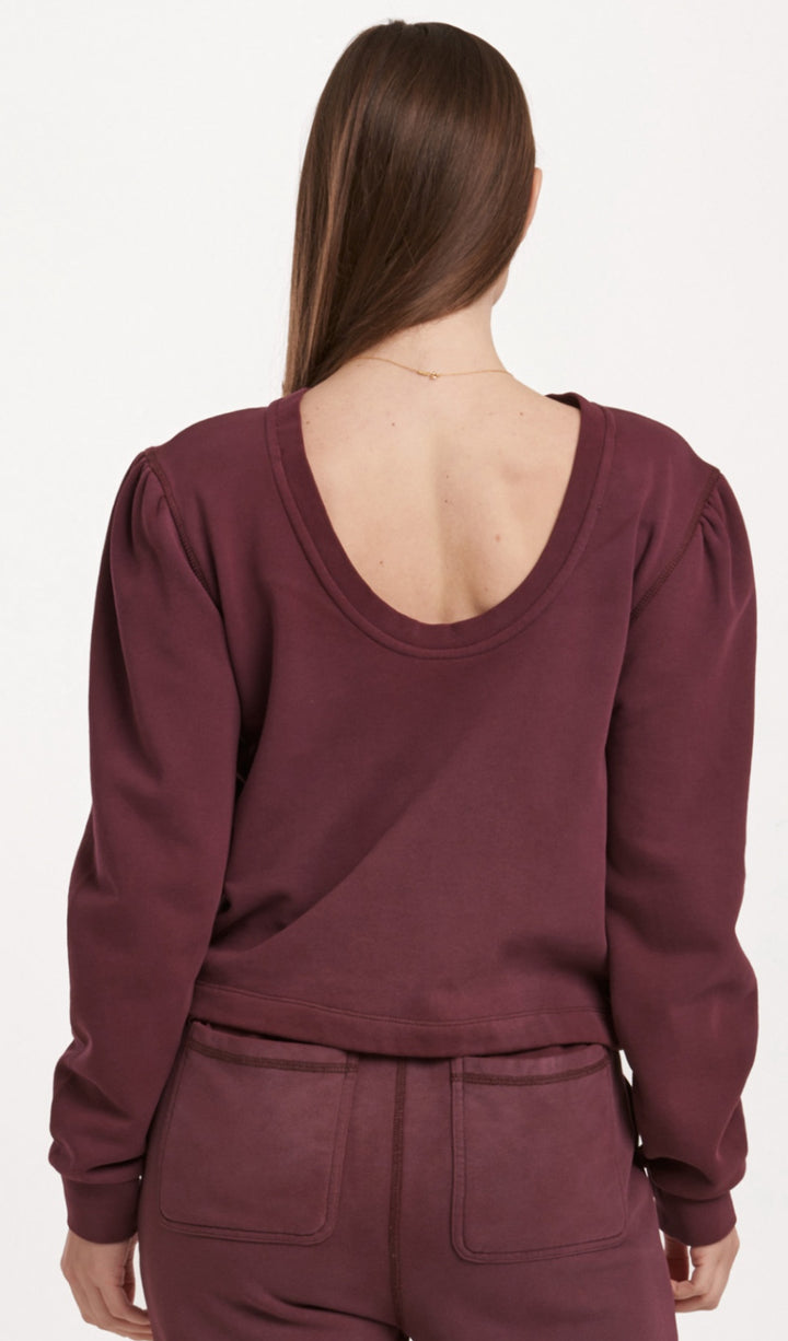 Dear John: Raya Top in Plum Berry