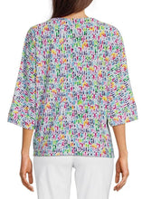 Load image into Gallery viewer, Ali Miles: Knit 3/4 Sleeve Scoop Neck Tunic A54108TM
