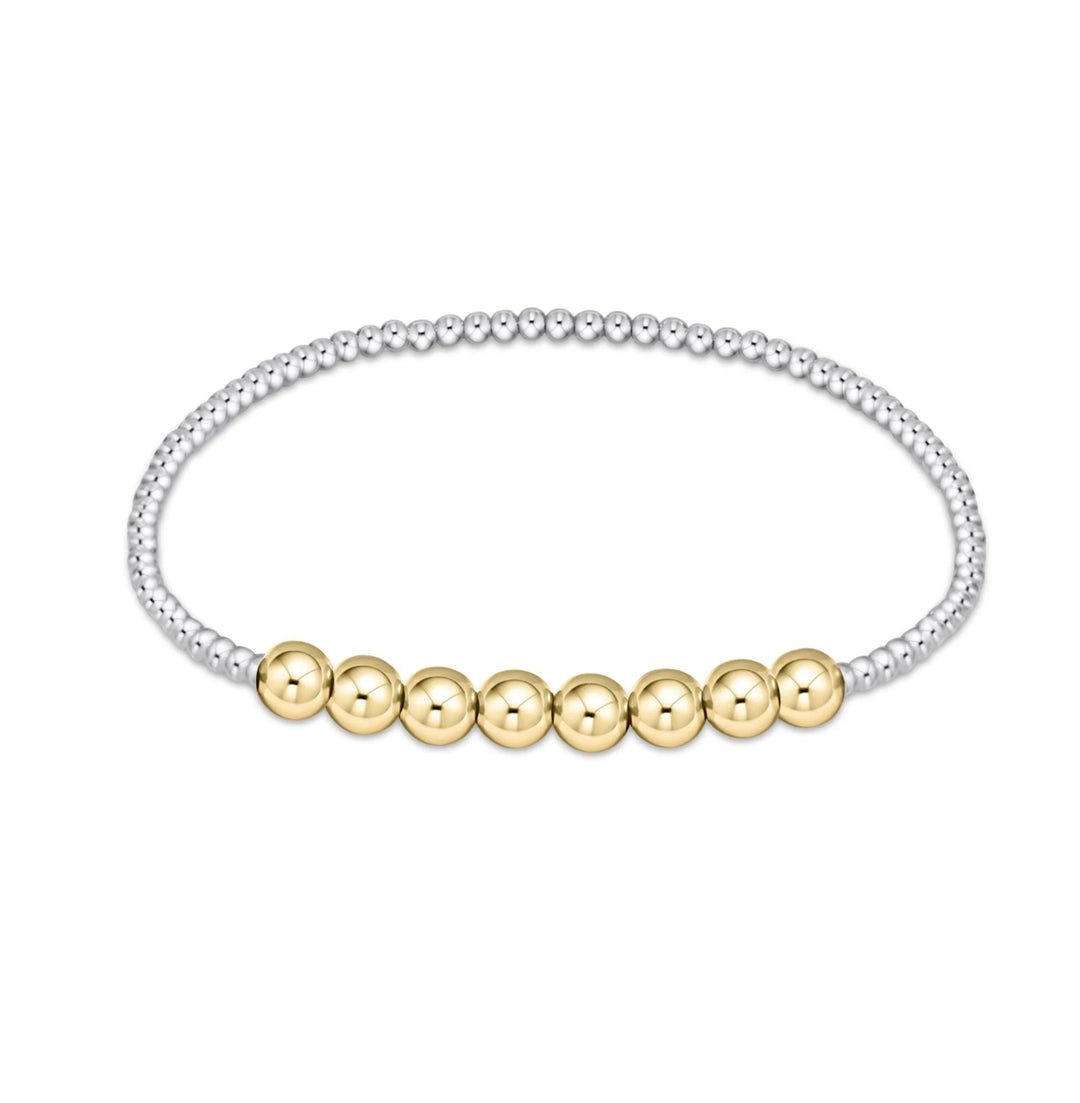 Enewton: Beaded Bliss Bracelet in Mixed Metal