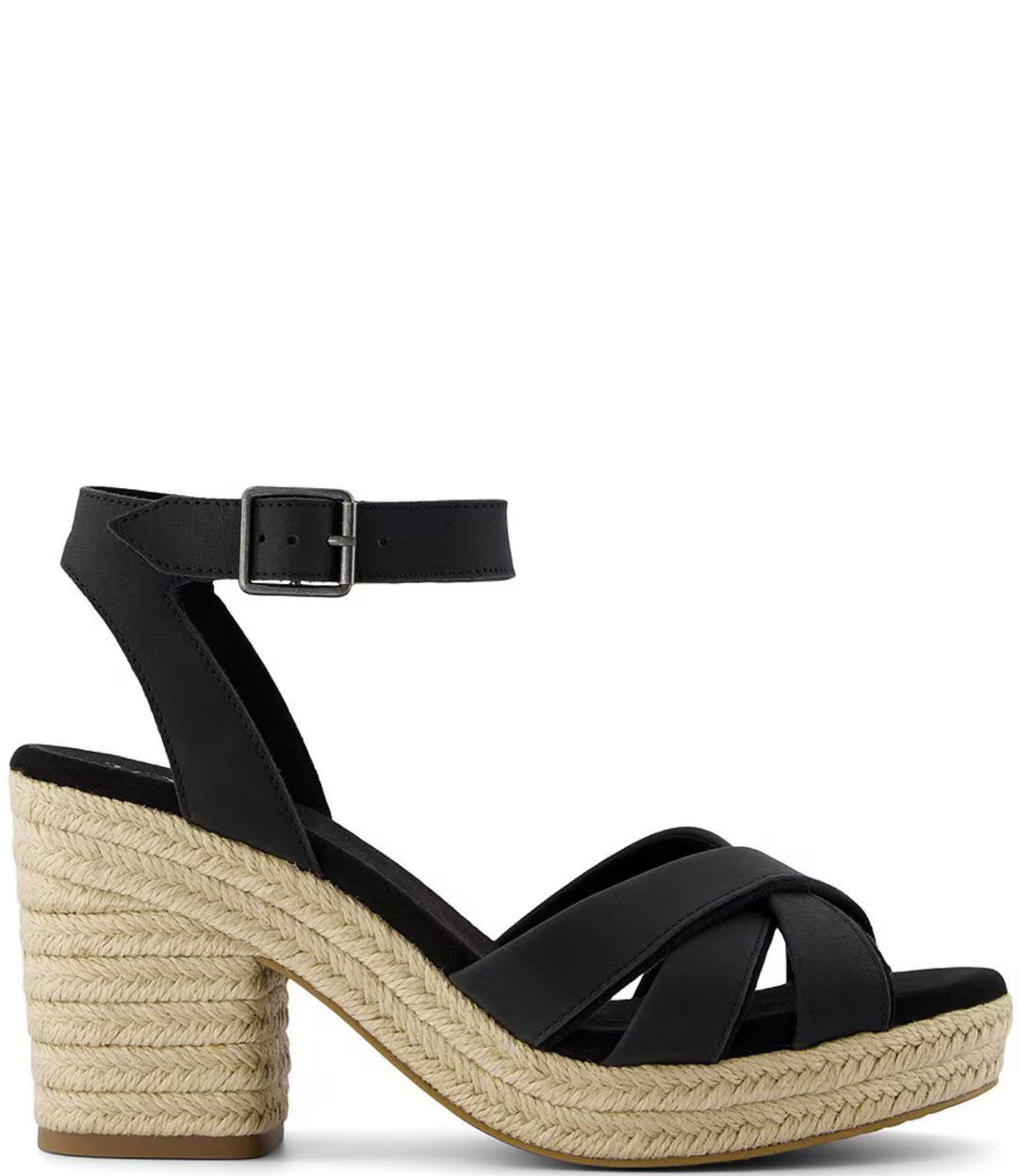 Toms: Majorca Strappy Sandals in Black