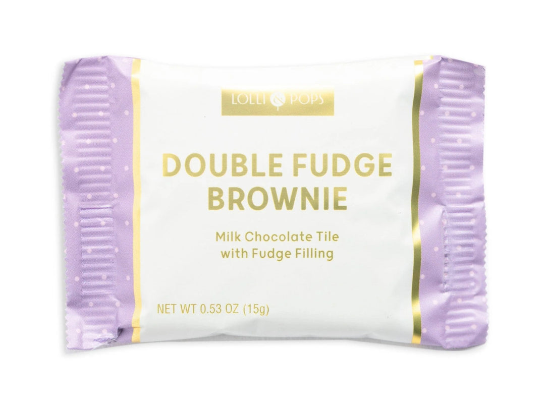 Lolli & Pops: Double Fudge Brownie Milk Chocolate Tile