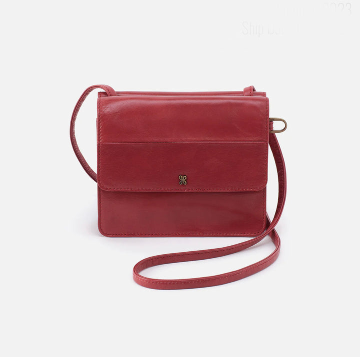 Hobo: Jill Wallet Crossbody in Cranberry
