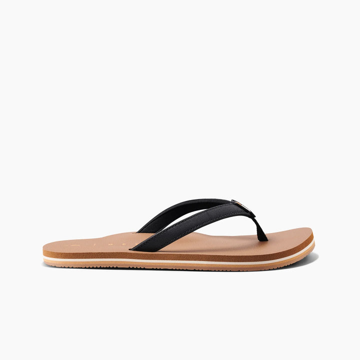 Reef: Solana Sandals in Black/tan