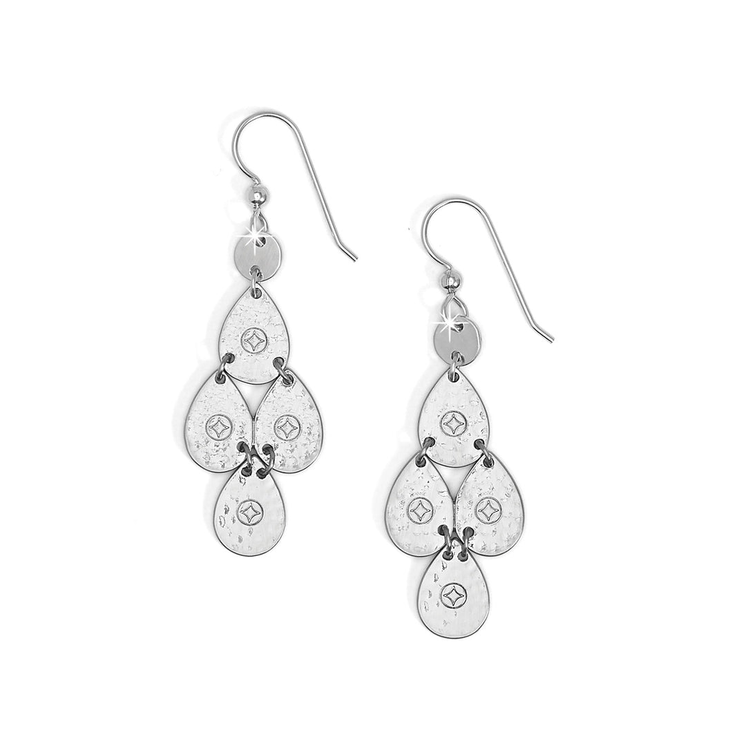 Brighton: Silver Palm Canyon Small Teardrop French Wire Earrings