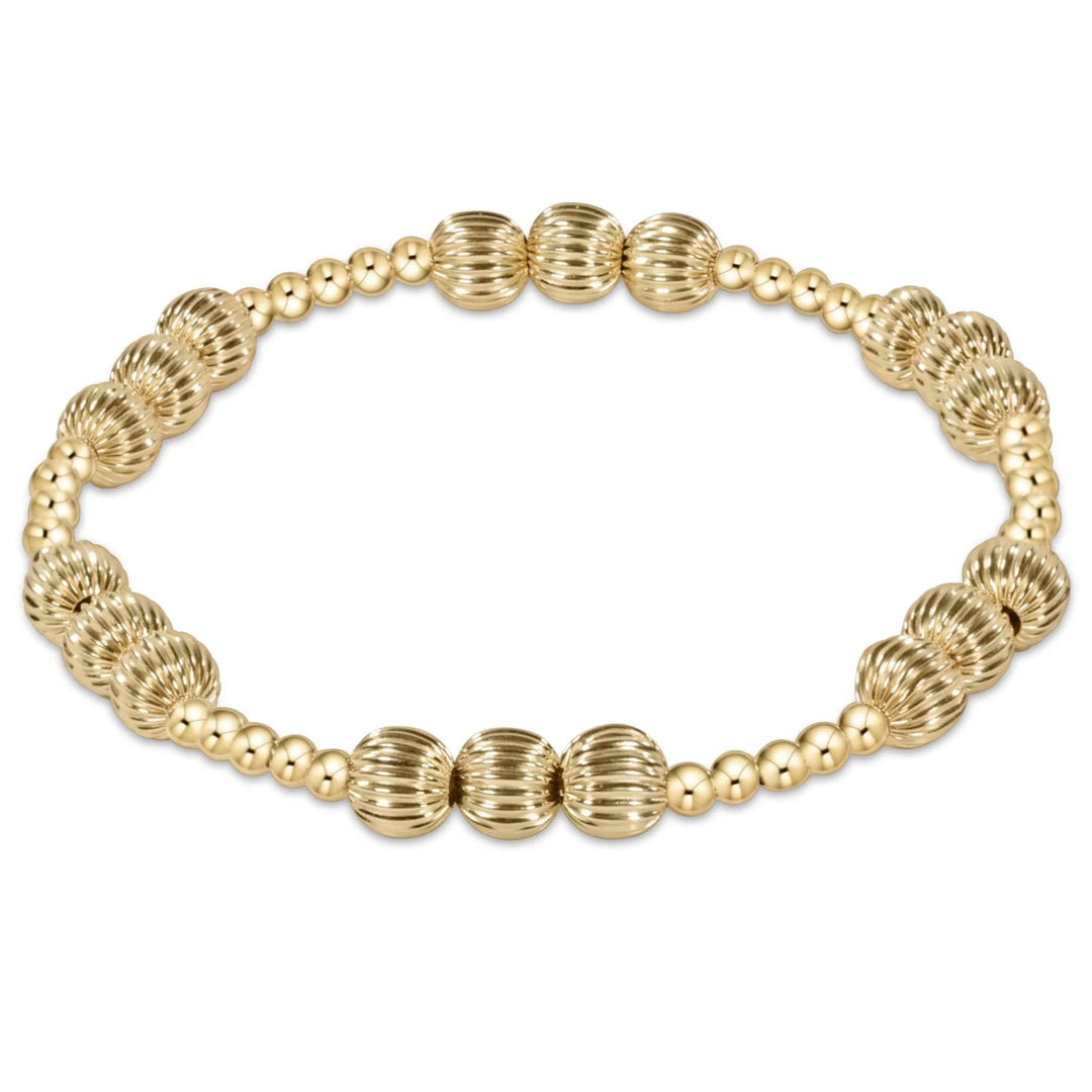 Enewton: Dignity Joy Pattern Bead Bracelet Gold