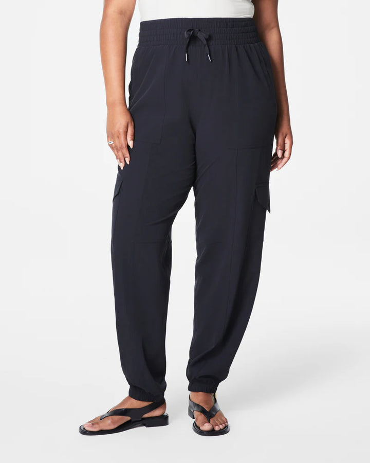 Spanx: Casual Fridays Cargo Jogger in Very Black 50638R