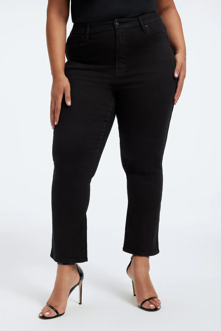 Good American: Good Curve Straight Never Fades in Black001