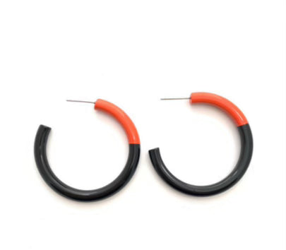 Accessory Jane: Colored Hoop Earrings