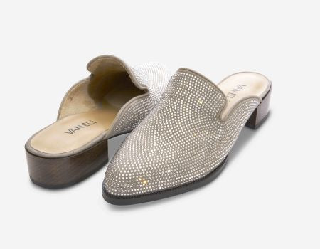 Vaneli: Tegan Taupe Suede Flats