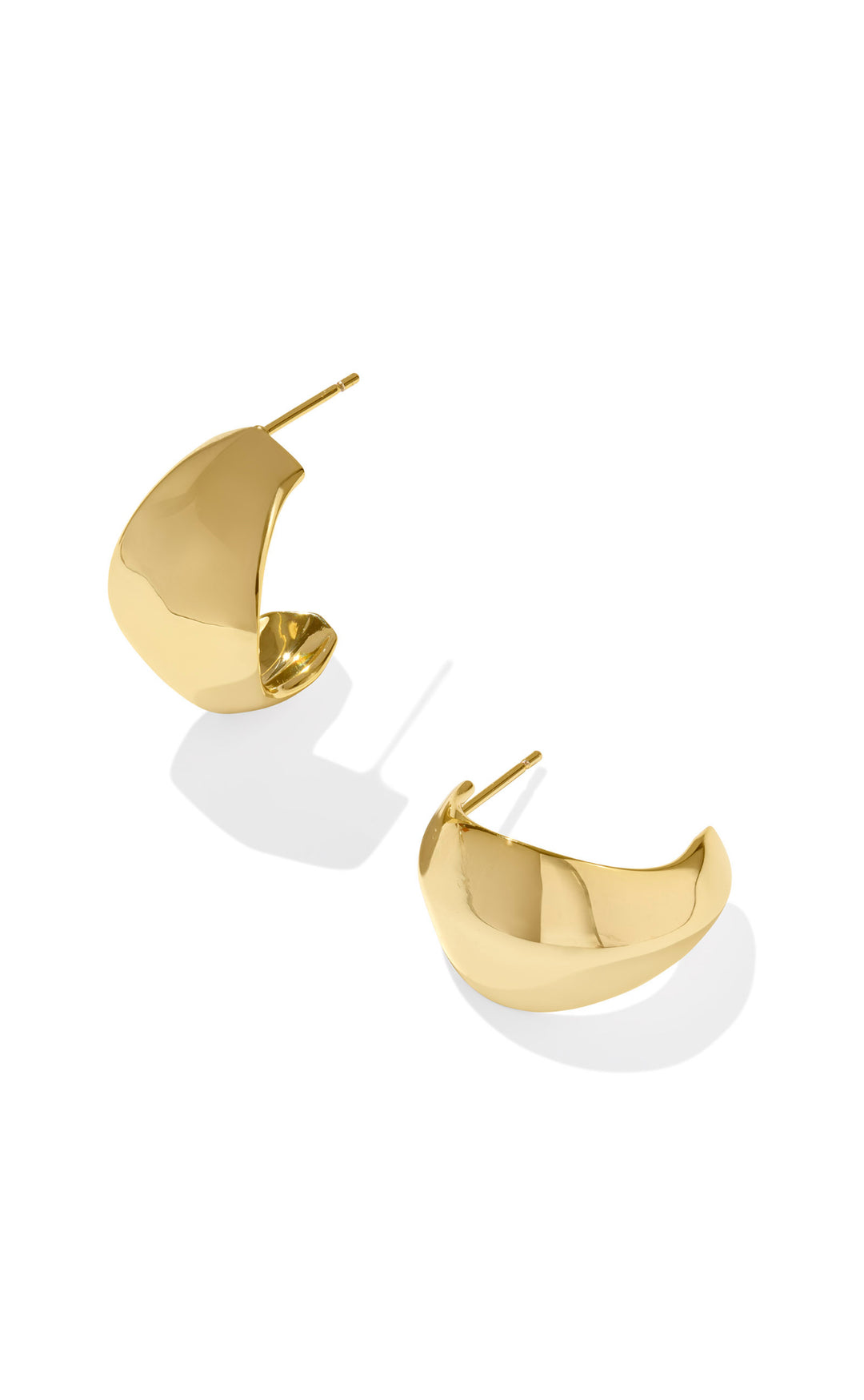 Kendra Scott: Krista Metal Hoop Earrings in Gold