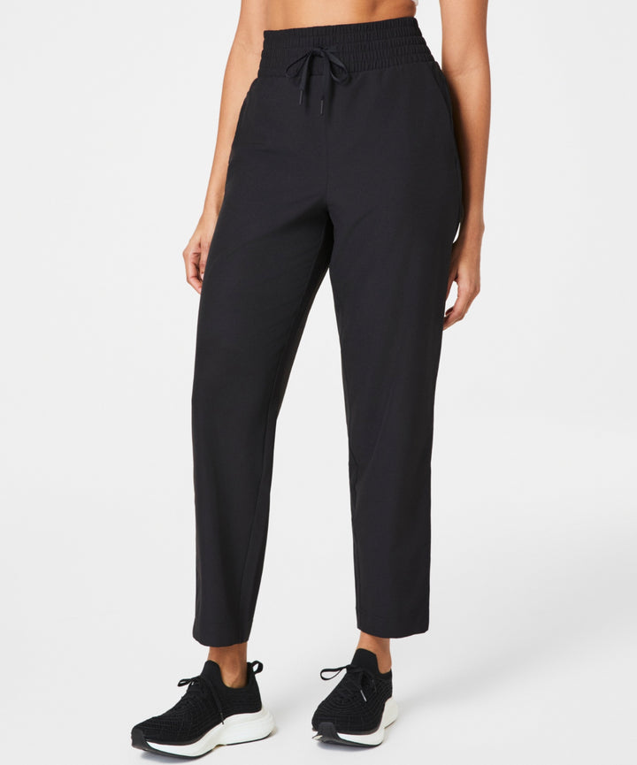 Spanx: On the Move Slim Pant in Very Black