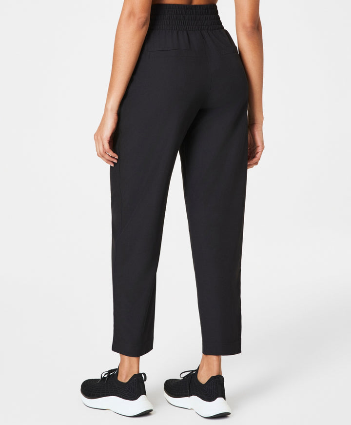 Spanx: On the Move Slim Pant in Very Black