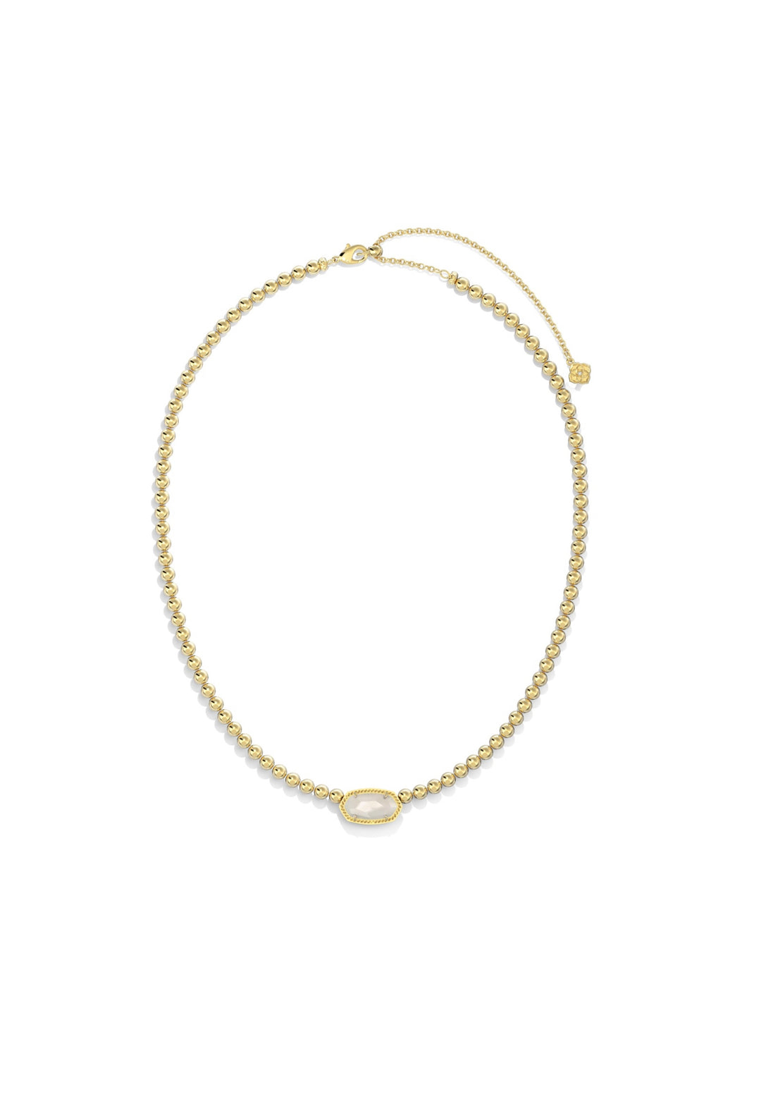 Kendra Scott: Elisa Beaded Necklace in Gold Ivory MOP