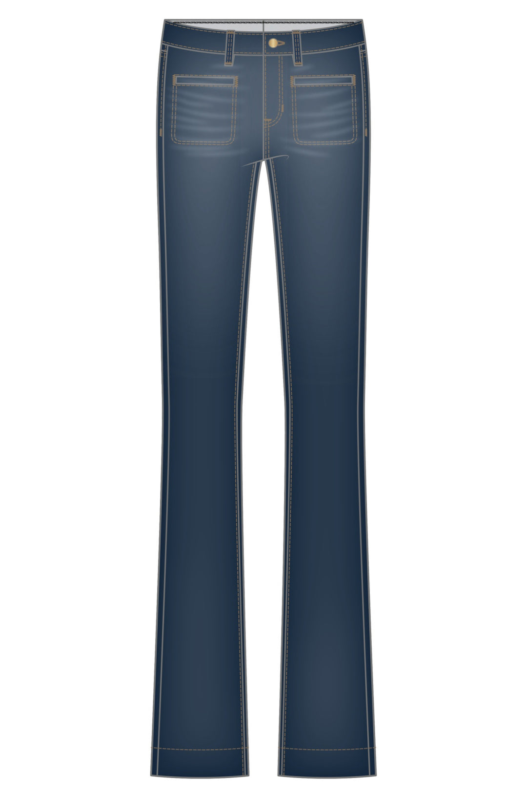 Liverpool: Lucy Bootcut With Vintage Pocket 34' Inches in Eastmoore
