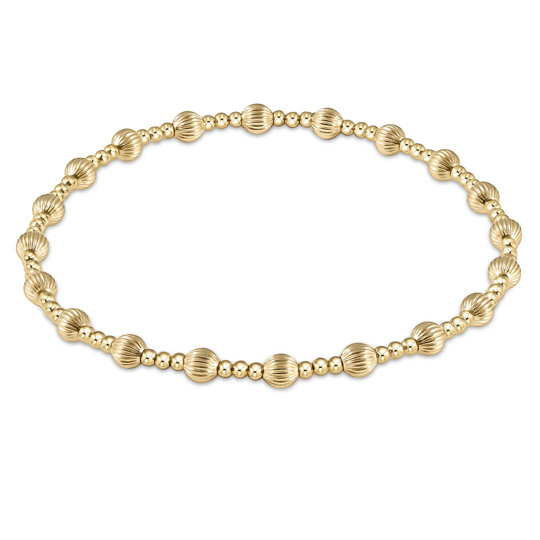 Enewton: Dignity Sincerity Pattern Bracelets in Gold