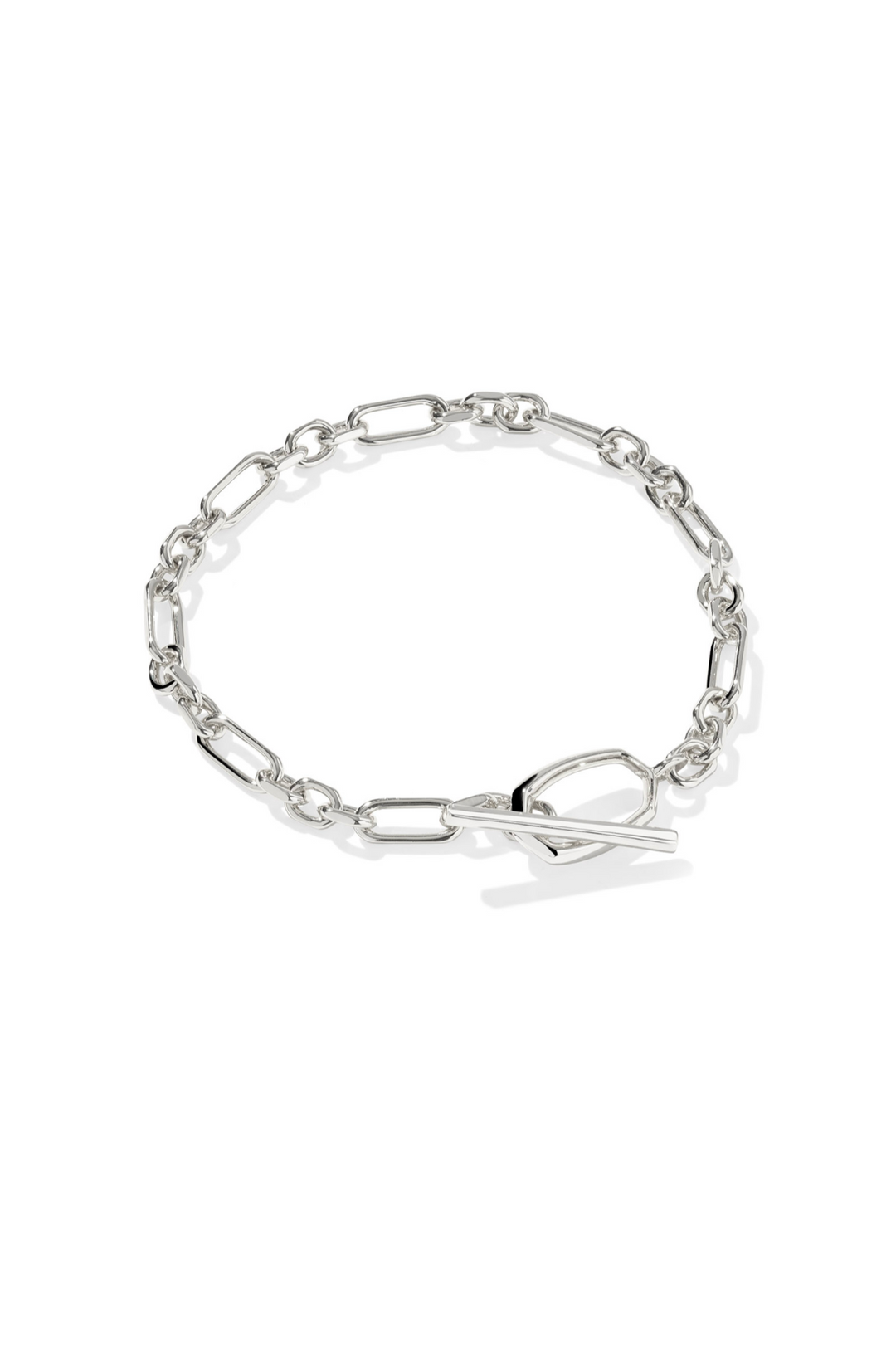Kendra Scott: Sylvia Metal Link Chain Bracelet in Silver Metal