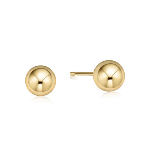 Enewton: Classic Gold Ball Stud Earrings