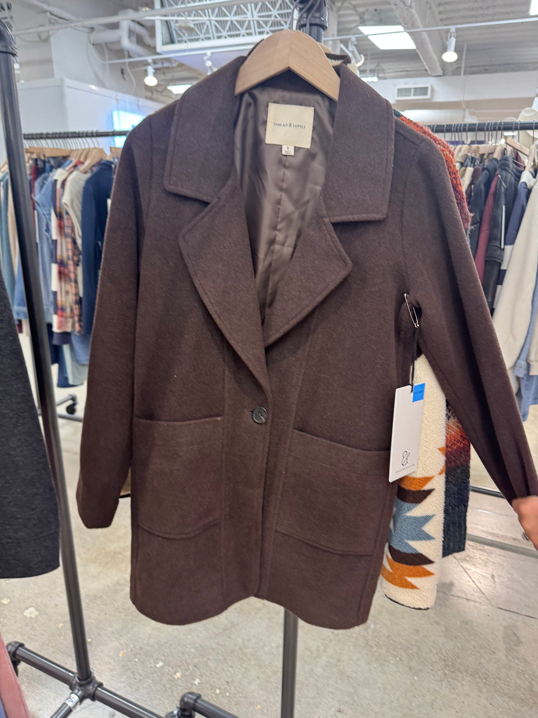 Thread & Supply: Willa Coat in Coffee Bean