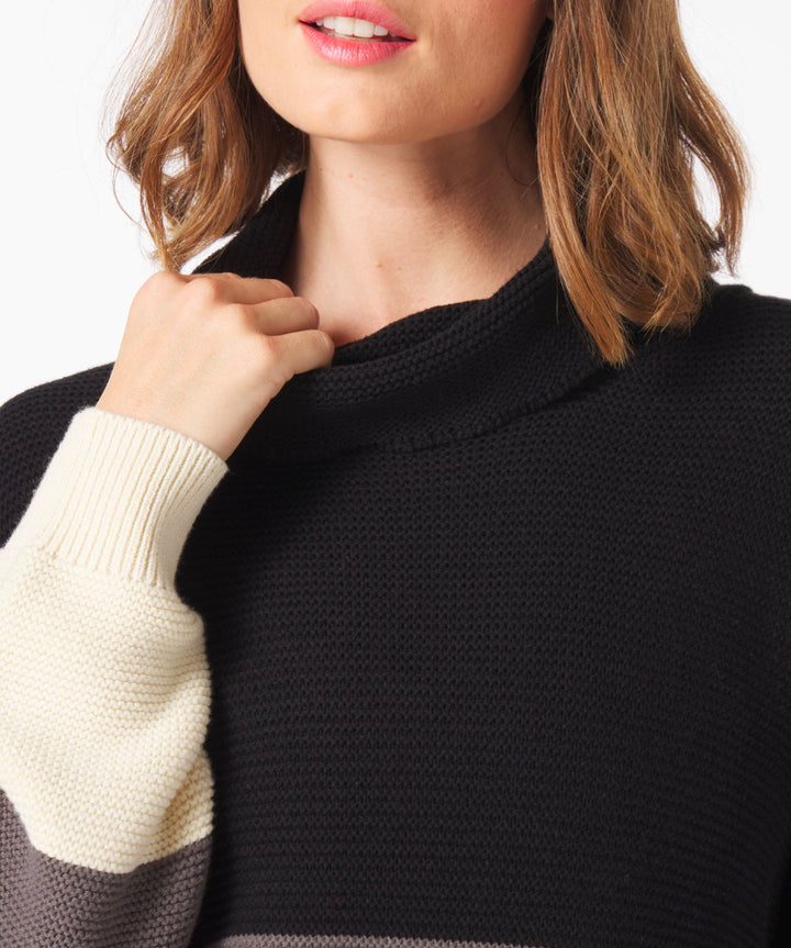 Glyder: Aspen Sweater in Black, Carbon, and Oatmilk