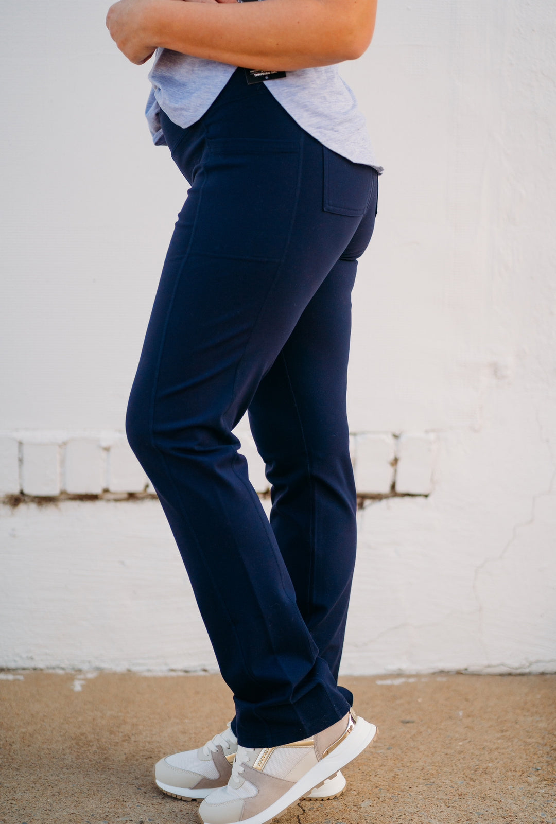 Skechers: Skechers GO WALK OG Pant Tall Length in Navy