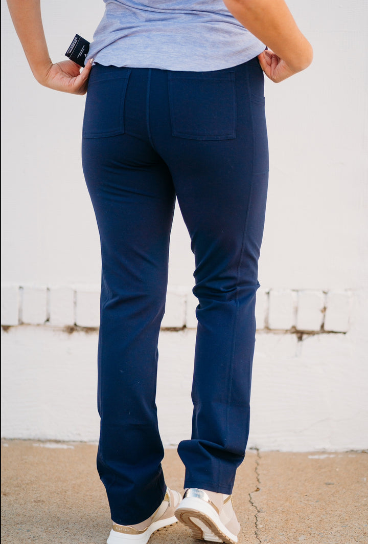 Skechers: Skechers GO WALK OG Pant Tall Length in Navy