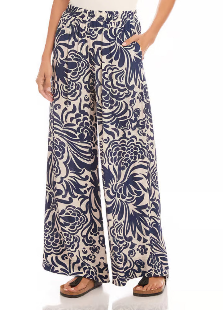 Karen Kane: Wide Leg Pants in Print