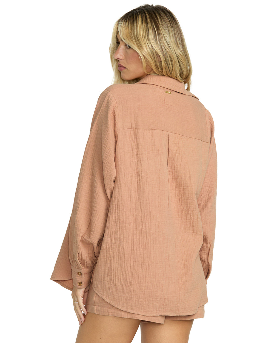 Billabong: Sweet Swell Long Sleeve in Rinse Blue