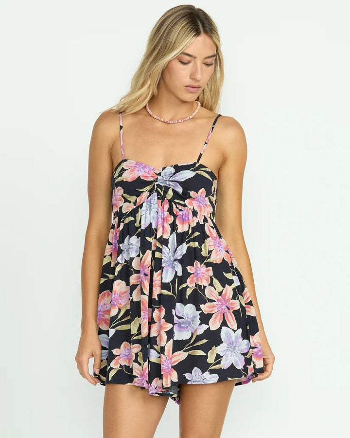 Billabong: Star Glow Romper in Black Multi