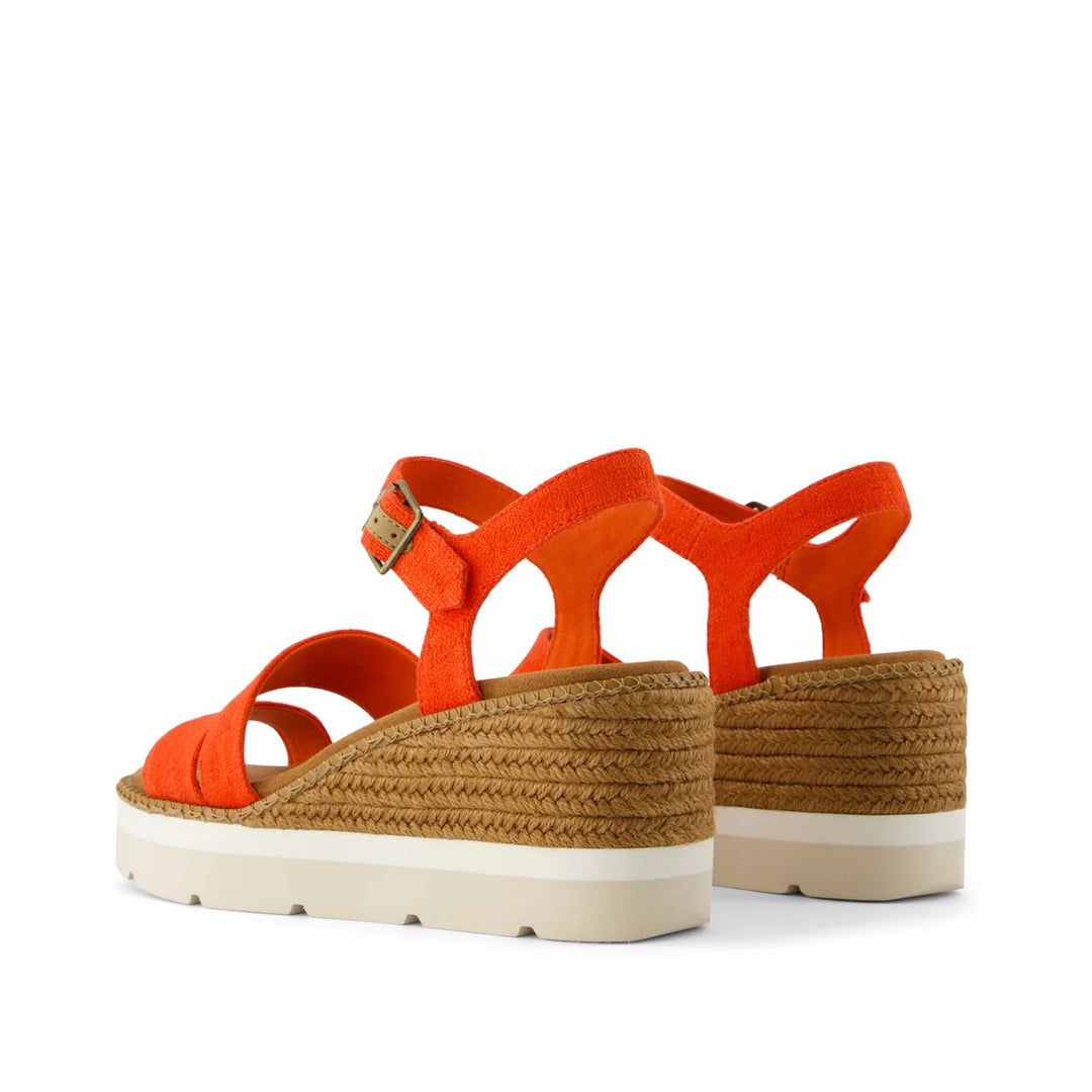Toms: Darya Sandals in Red Flame