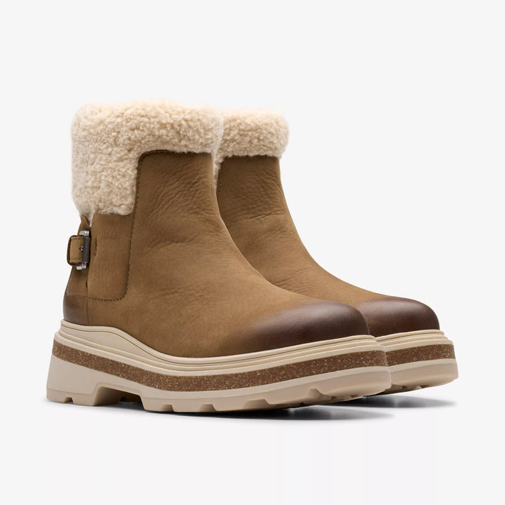 Clarks: Hencroft Madi Boot in Dark Sand 26179810