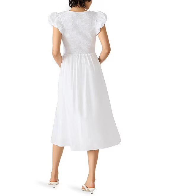 Steve Madden: Gray Dress in White White