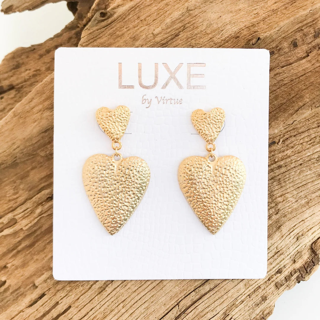 Virtue: Luxe Gold Amore Earrings