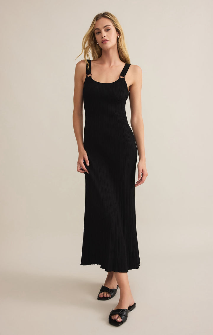 Z Supply: Salinas Midi Dress in Black