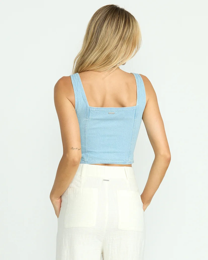 Billabong: Sunwashed Denim Vest