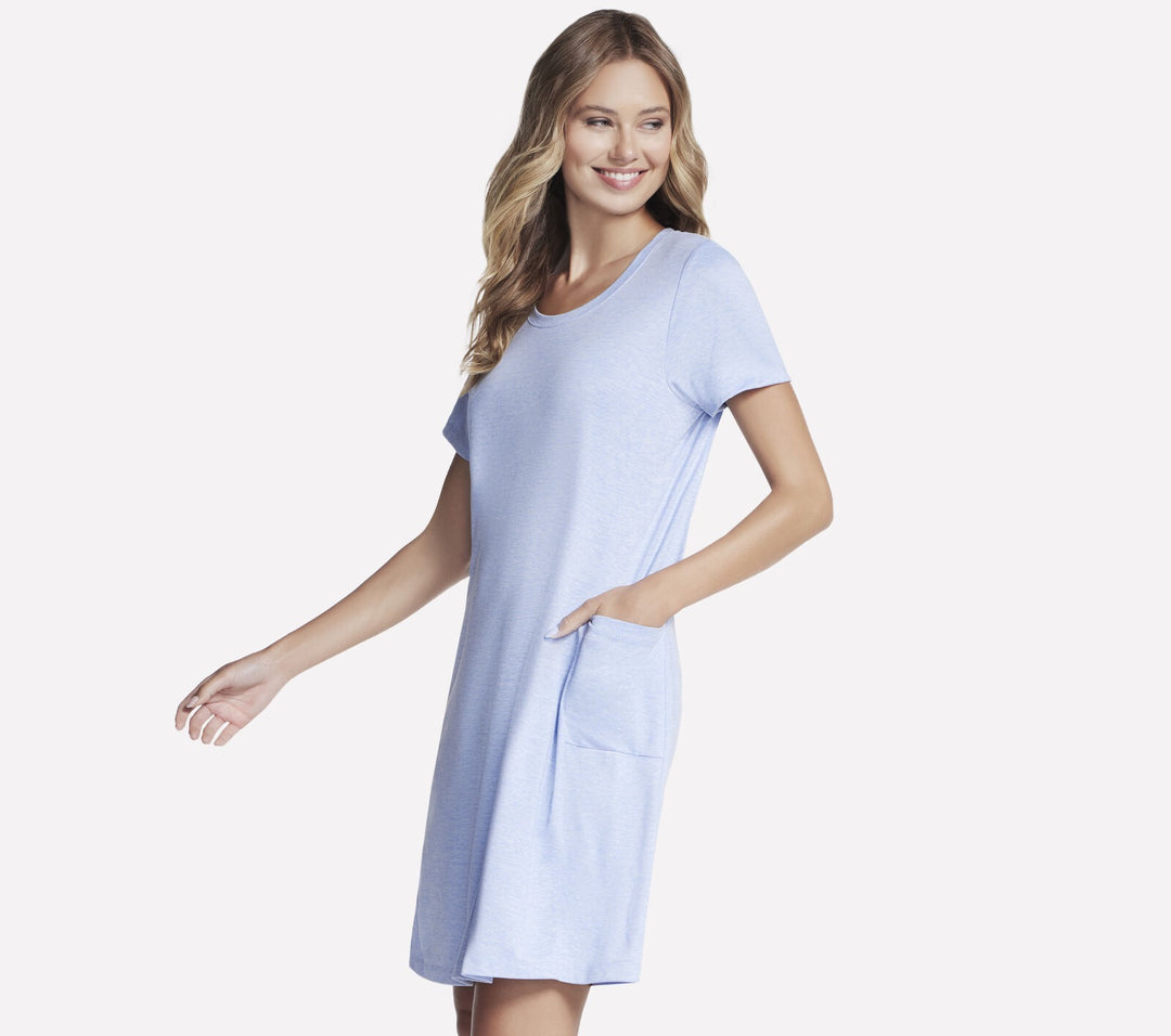 Skechers: GO DRI SWIFT Dress in White Lavender