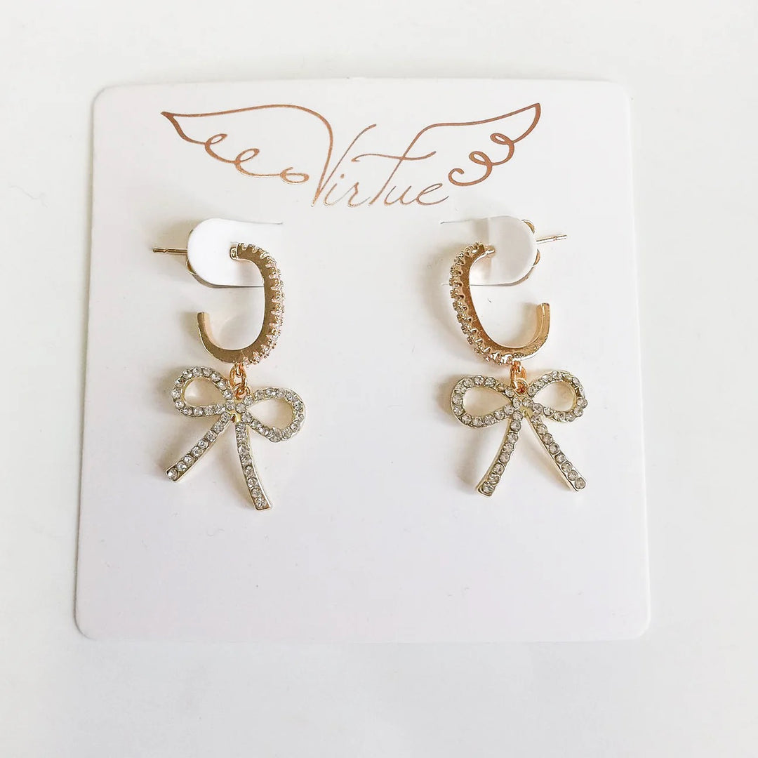 Virtue: Cz Bow Hoops