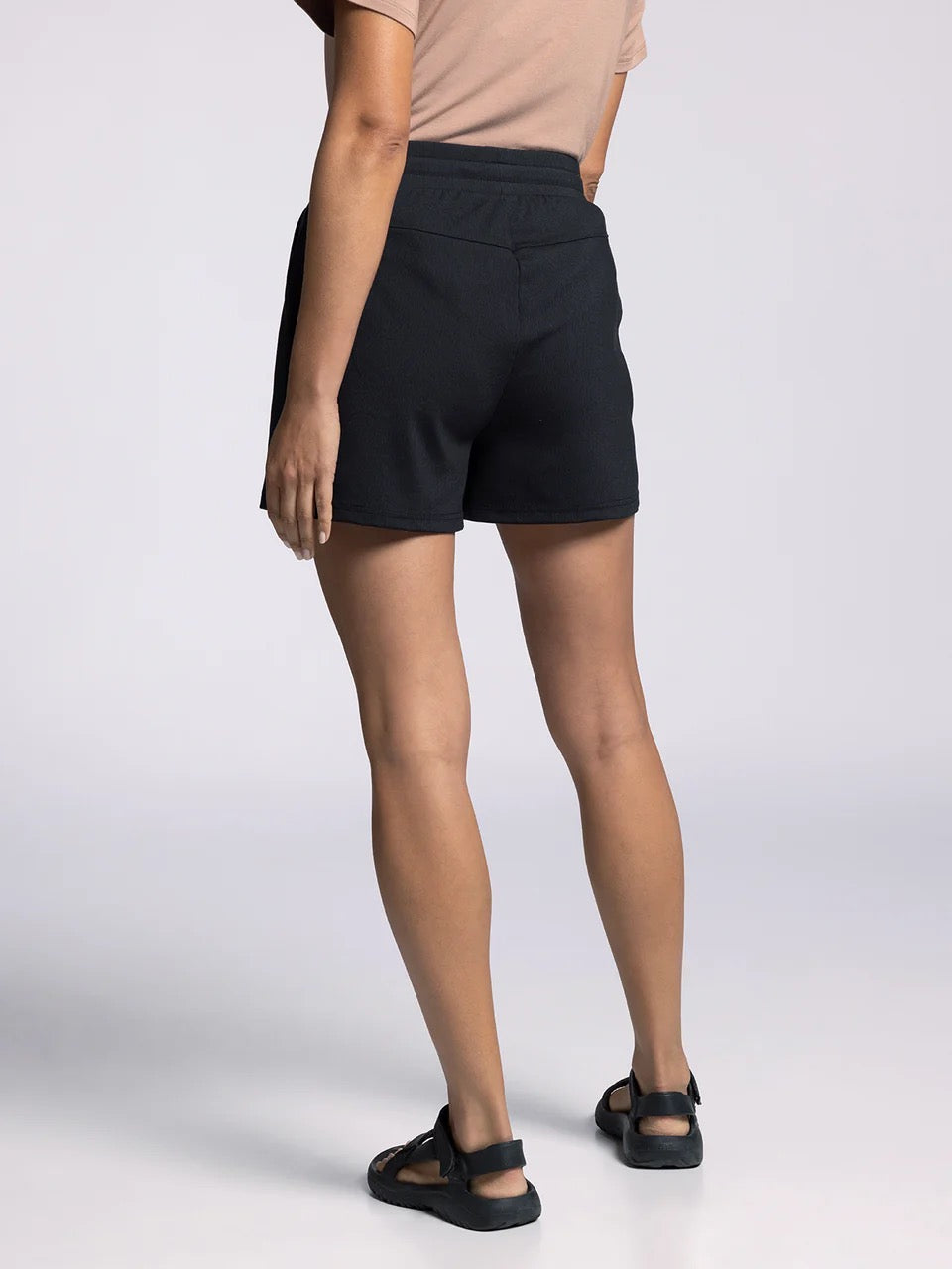 Thread & Supply: Amanda Shorts in Black Rib