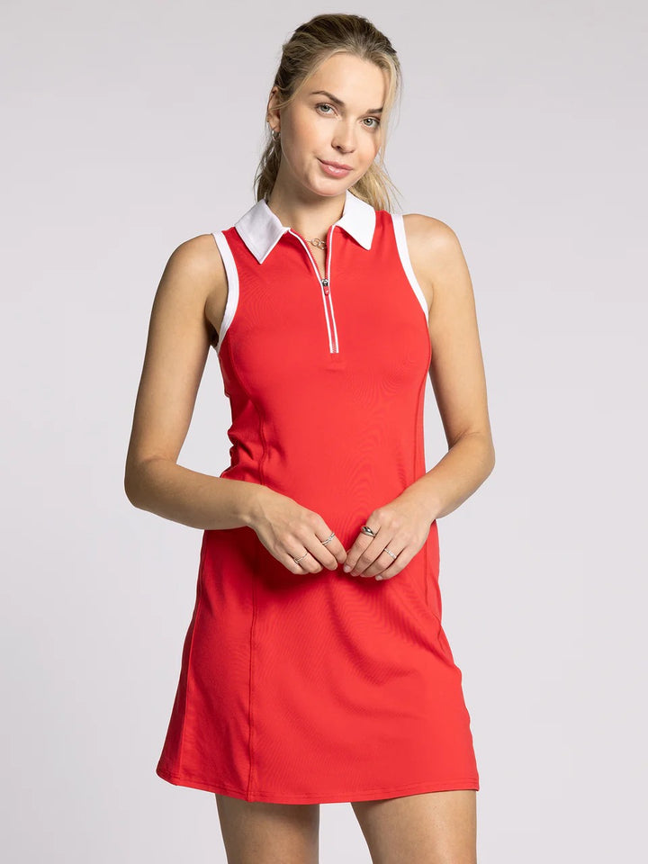 Thread & Supply: Serena Dress in Red Ruby