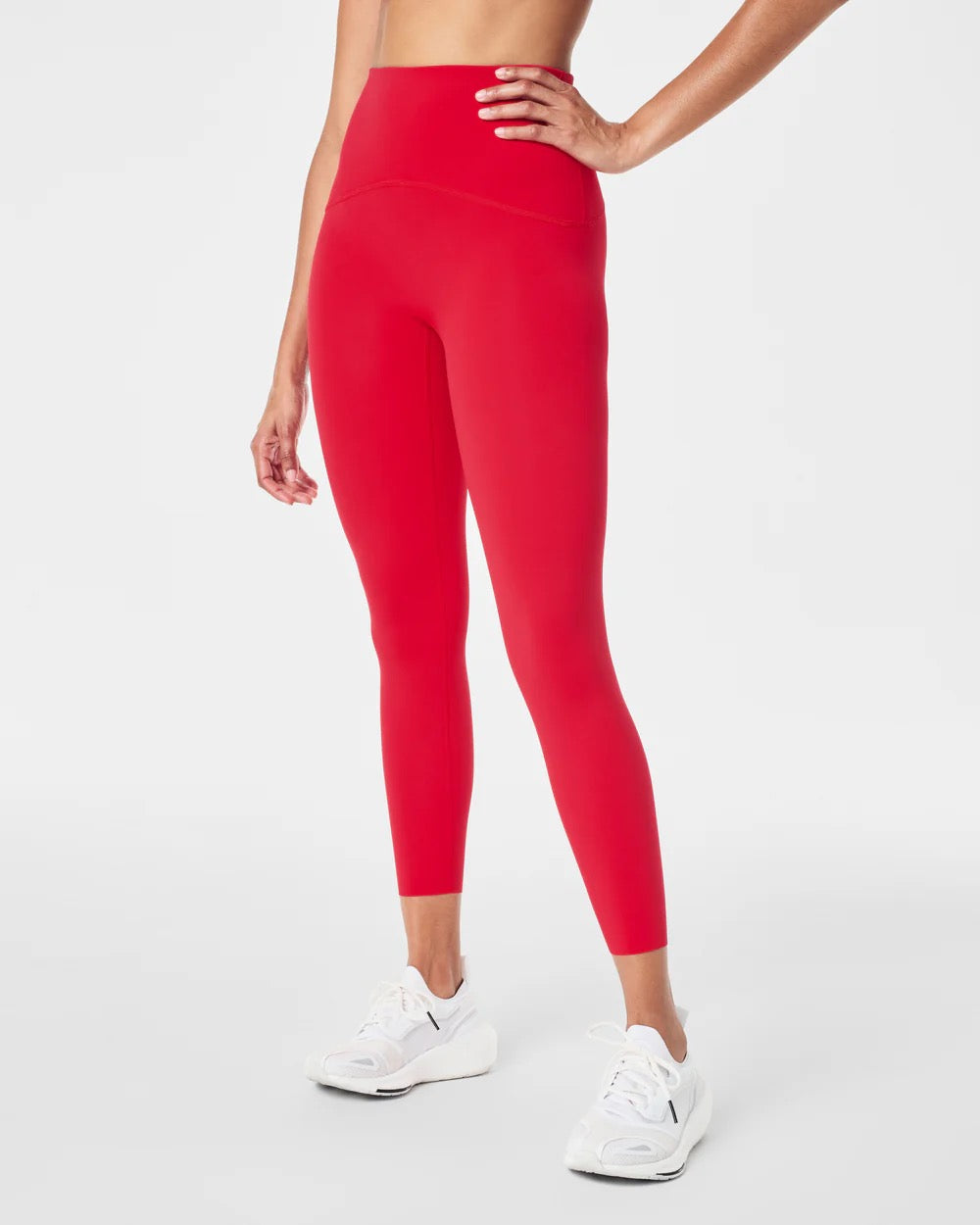 Spanx: Booty Boost Active 7/8 Leggings in Spanx Red 50186R