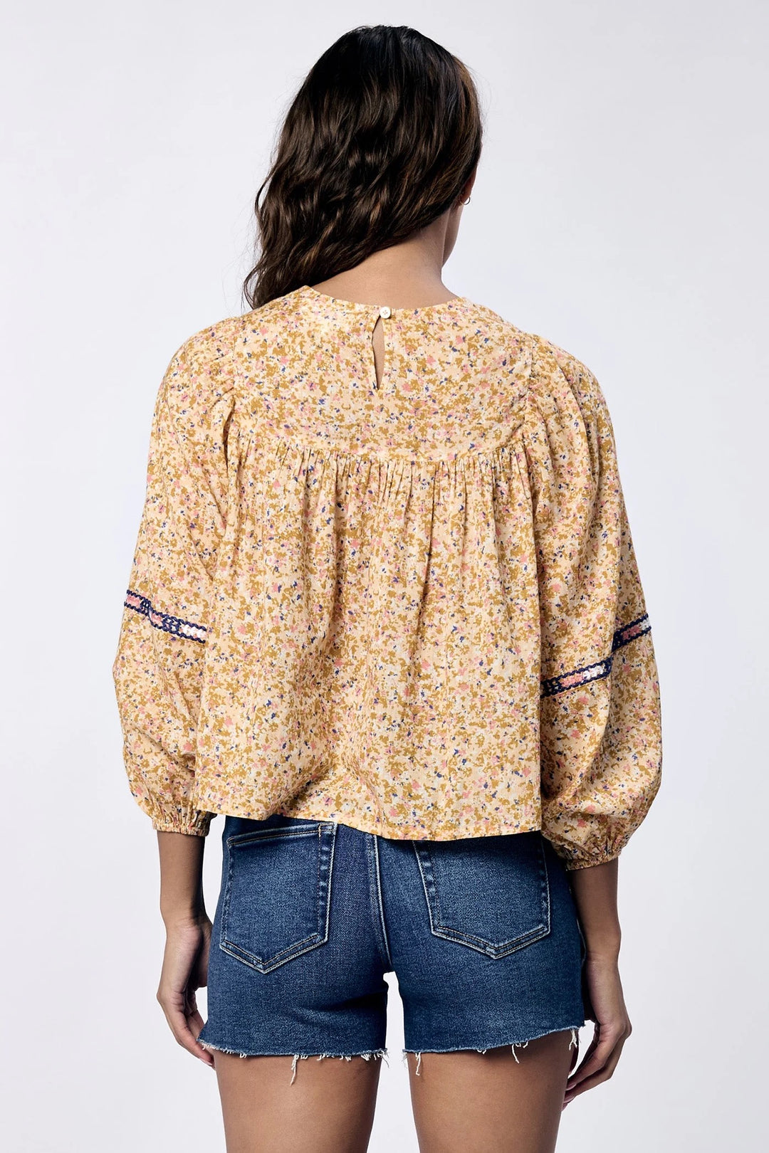 Dear John: Fernande Blouse in Marigold Ditsy