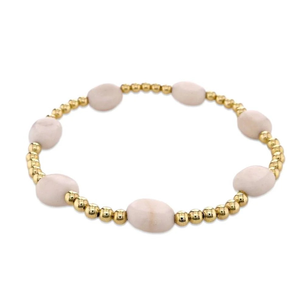 Enewton: Admire gold 3Mm riverstone