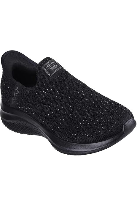 Skechers: Ultra Flex 3.0 Slip In Sneakers in Neptune Black