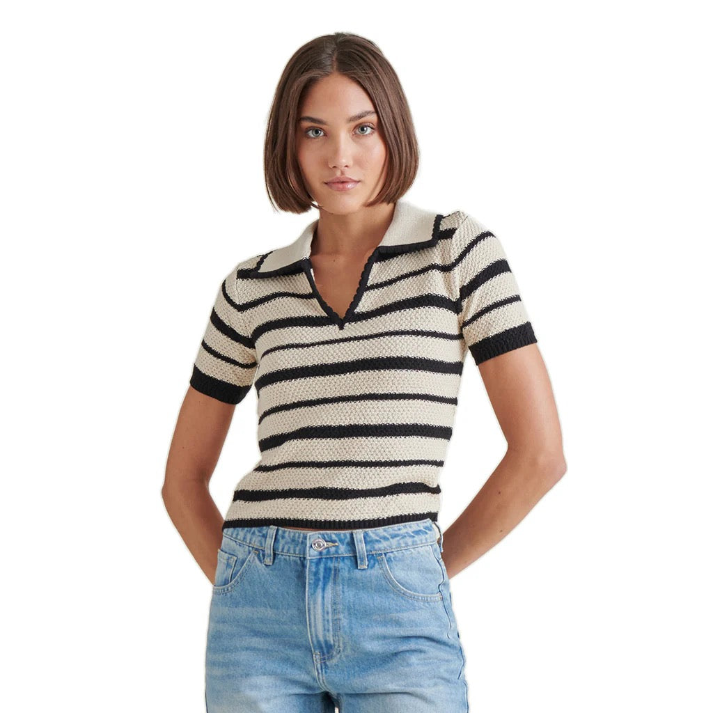 Steve Madden: Brayden Sweater in Black/Multi