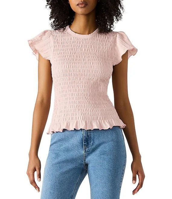 Steve Madden: Cecilie Top in Pale Rosette