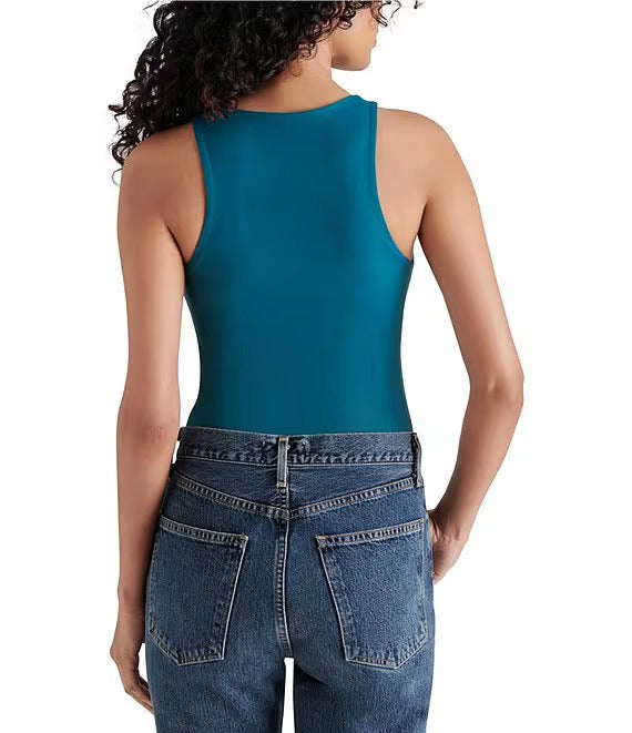 Steve Madden: Nico Bodysuite in Midnight Teal