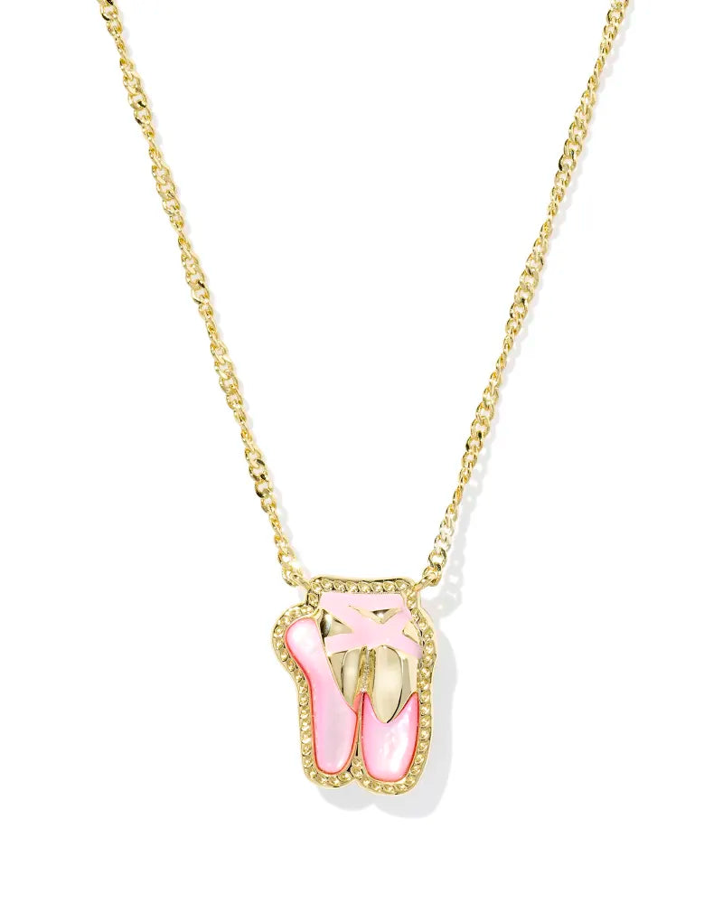 Kendra Scott: Ballet Short Pendant Necklace in Gold