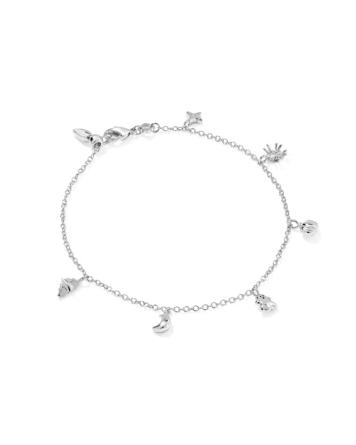 Kendra Scott: Halloween delicate Chain Bracelet in Silver