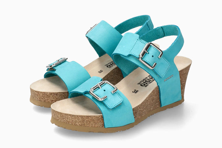 Mephisto: Lissandra Wedge in Turquoise