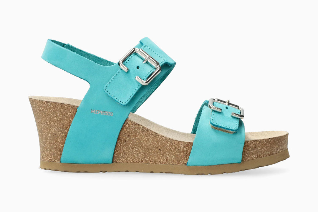 Mephisto: Lissandra Wedge in Turquoise
